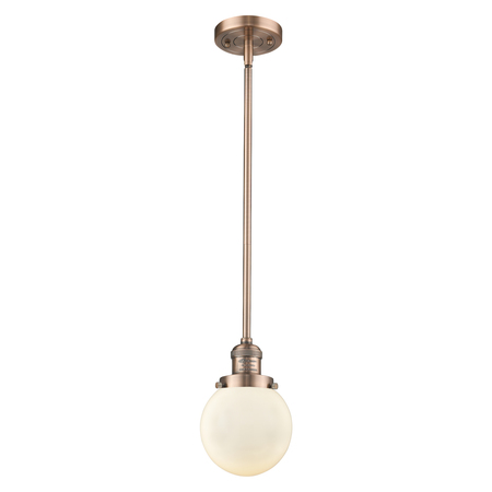 INNOVATIONS LIGHTING 1 Light Vintage Dimmable Led Beacon 6" Mini Pendant 201S-AC-G201-6-LED